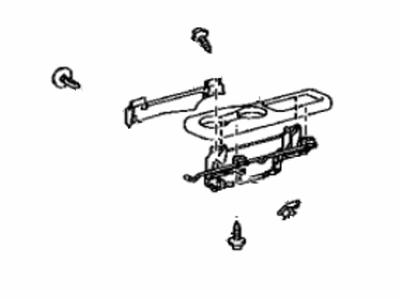Toyota 78060-0E010-B1 Table Assy,  Rear Seat Side