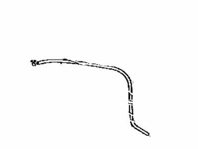 Toyota 63247-33011 Hose,  Sliding Roof Drain,  Rear RH