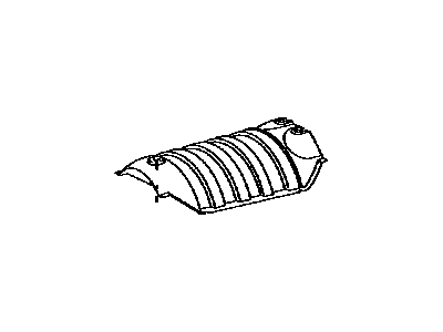 Toyota 58152-33060 Insulator,  Front Floor Heat,  NO.1