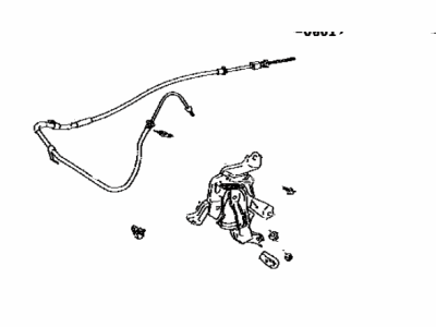 Toyota 46200-33090 Pedal Assembly, Parking Brake Control