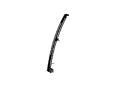 Toyota 67408-33070 Frame Sub-Assy,  Rear Door Window,  Rear Lower LH
