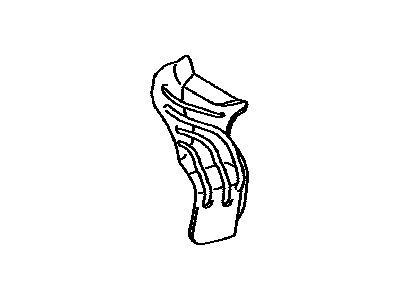 Toyota 17168-31011 Insulator,  Exhaust Manifold Heat,  NO.2