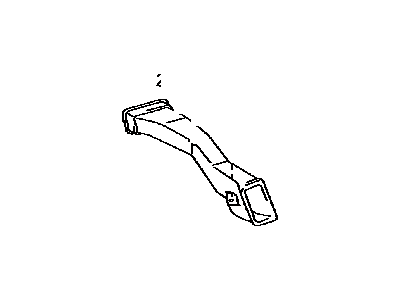 Toyota 58861-33030 Duct,  Console Box,  NO.1