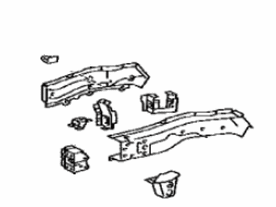 Toyota 57027-33902 Member Sub-Assembly, Front Side, Passenger Side