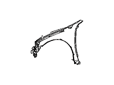 Toyota 53801-33170 Fender Sub-Assy,  Front RH