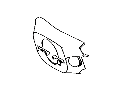Toyota 45184-33100-E0 Cover, Steering Wheel Boss, Lower