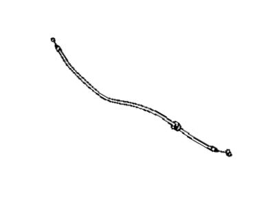 Toyota 53630-33140 Cable Assy,  Hood Lock Control