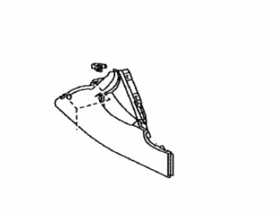 Toyota 58817-33010-B1 Insert, Console Box, Front