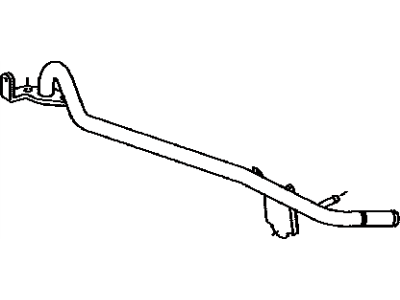 Toyota 16268-36020 Pipe,  Water By-Pass,  NO.1