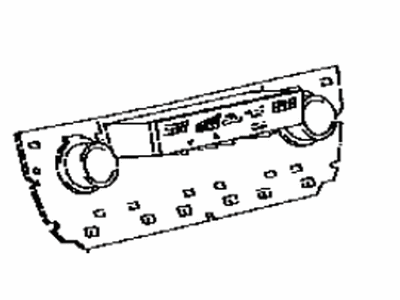 Toyota 55901-33040 Base Sub-Assembly, Heater Control