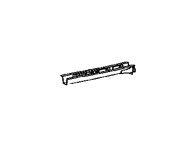 Toyota 57615-33918 Member,  Rear Floor Side,  Rear RH