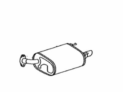 Toyota 17440-31010 Pipe, Exhaust Tail, Driver Side