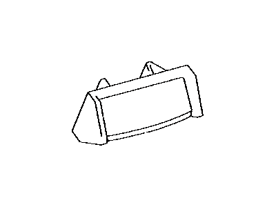 Toyota 81271-30290 Lens,  License Plate Lamp