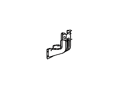 Toyota 53714-33020 Extension,  Front Fender Apron,  Front LH