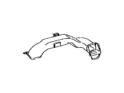 Toyota 55845-33141 Duct,  Heater To Register,  NO.3