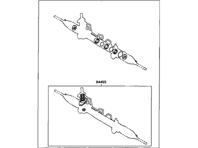 Toyota 04445-33110 Gasket Kit,  Power Steering Gear(For Rack & Pinion)