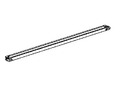 Toyota 68172-33070 Weatherstrip,  Front Door Glass,  Inner LH