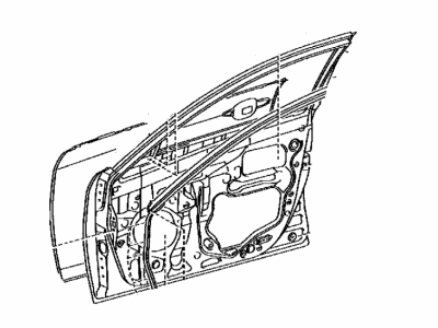 Toyota 67002-33170 Panel Sub-Assy,  Front Door,  LH