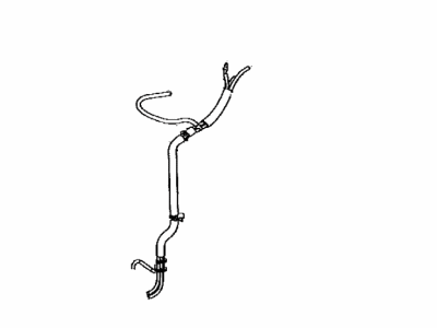 Toyota 17308-31010 Hose Sub-Assy,  Vacuum(For Idle-Up)