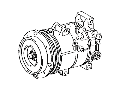 Toyota 88310-33290 Compressor Assy,  W/Pulley