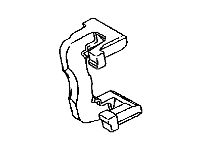 Toyota 47822-33211 Mounting,  Rear Disc Brake Cylinder,  LH