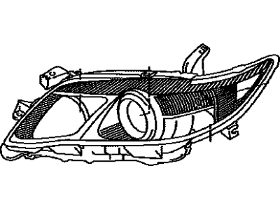 Toyota 81170-33651 Unit Assy,  Headlamp,  LH