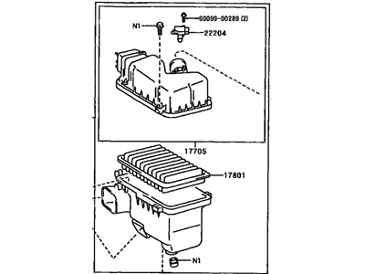 Toyota 17700-0A210 Cleaner Assy,  Air
