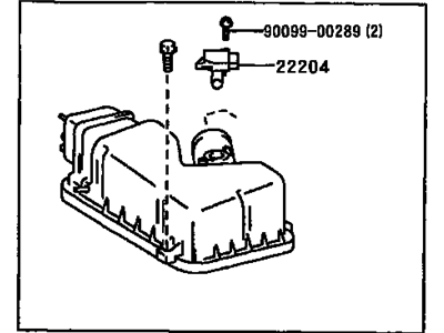 Toyota 17705-0A170 Cap Sub-Assy,  Air Cleaner
