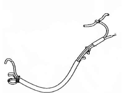 Toyota 17308-20180 Hose Sub-Assy,  Vacuum(For Idle-Up)