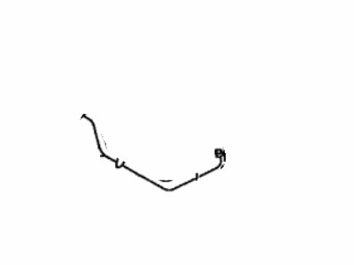 Toyota 47323-33040 Tube,  Rear Brake,  NO.3