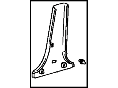 Toyota 62414-33031-E0 Garnish,  Center Pillar,  Lower LH