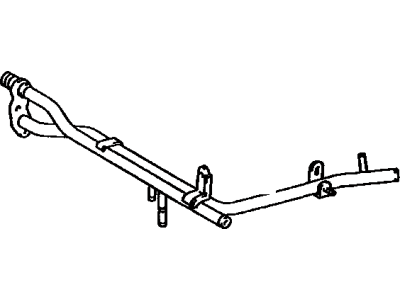Toyota 16268-74190 Pipe,  Water By-Pass,  NO.1