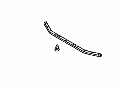 Toyota 53381-33020 Seal,  Hood To Radiator Support