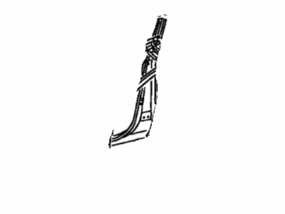 Toyota 61311-33010 Pillar, Center Body, Outer Passenger Side