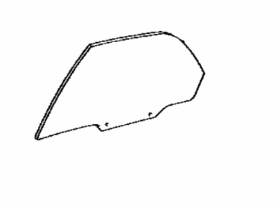Toyota 68114-33050 Glass Sub-Assy,  Rear Door,  LH