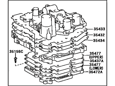 Toyota 35410-33050 Body Assy,  Transmission Valve