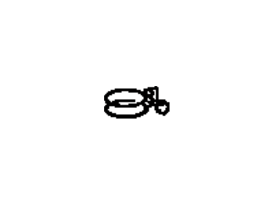 Toyota 96111-10570 Clamp Or Clip, Hose(For Radiator Outlet)