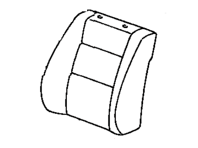 Toyota 71074-33351-E1 Cover,  Front Seat Back,  LH(For Separate Type)