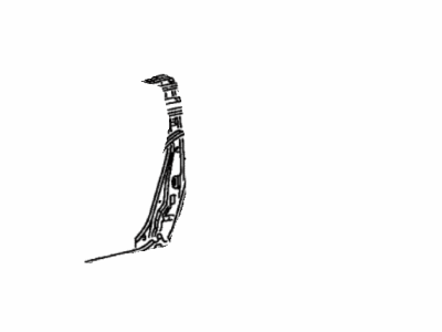 Toyota 61308-33010 Pillar, Center Body, Inner Driver Side