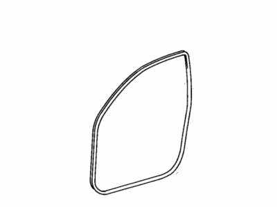 Toyota 62312-33031 Weatherstrip,  Front Door Opening Trim,  LH
