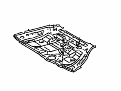 Toyota 58211-33090 Pan,  Center Floor