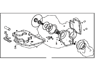 Scion 04351-12750 Gasket Kit,  Transaxle Overhaul(ATM)