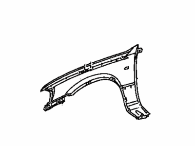 Toyota 53811-33070 Fender Sub-Assy,  Front RH