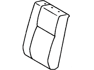 Toyota 71078-33231-B2 Cover, Rear Seat Back, Driver Side(For Separate Type)