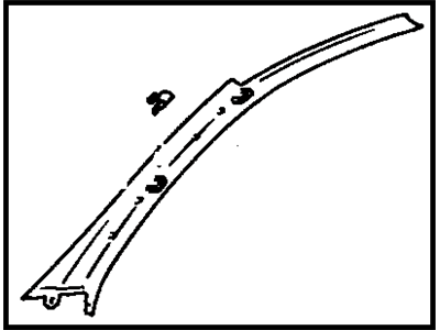 Toyota 62220-33010-A0 Garnish,  Front Pillar,  LH