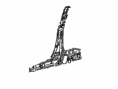 Toyota 61047-33030 Reinforcement Sub-Assembly, Center Body Pillar