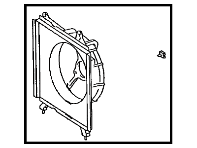 Toyota 16711-74611 Shroud Sub-Assy,  Fan