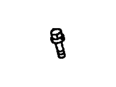 Toyota 90119-08560 Bolt, With Washer