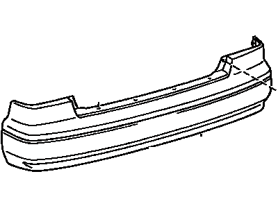 Toyota 52159-33907 Cover,  Rear Bumper