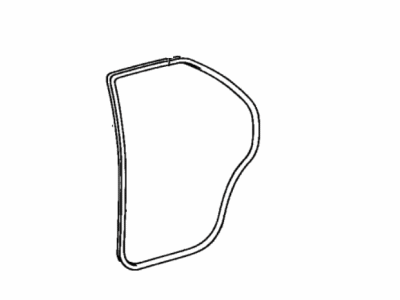 Toyota 62331-33031 Weatherstrip,  Rear Door Opening Trim,  RH